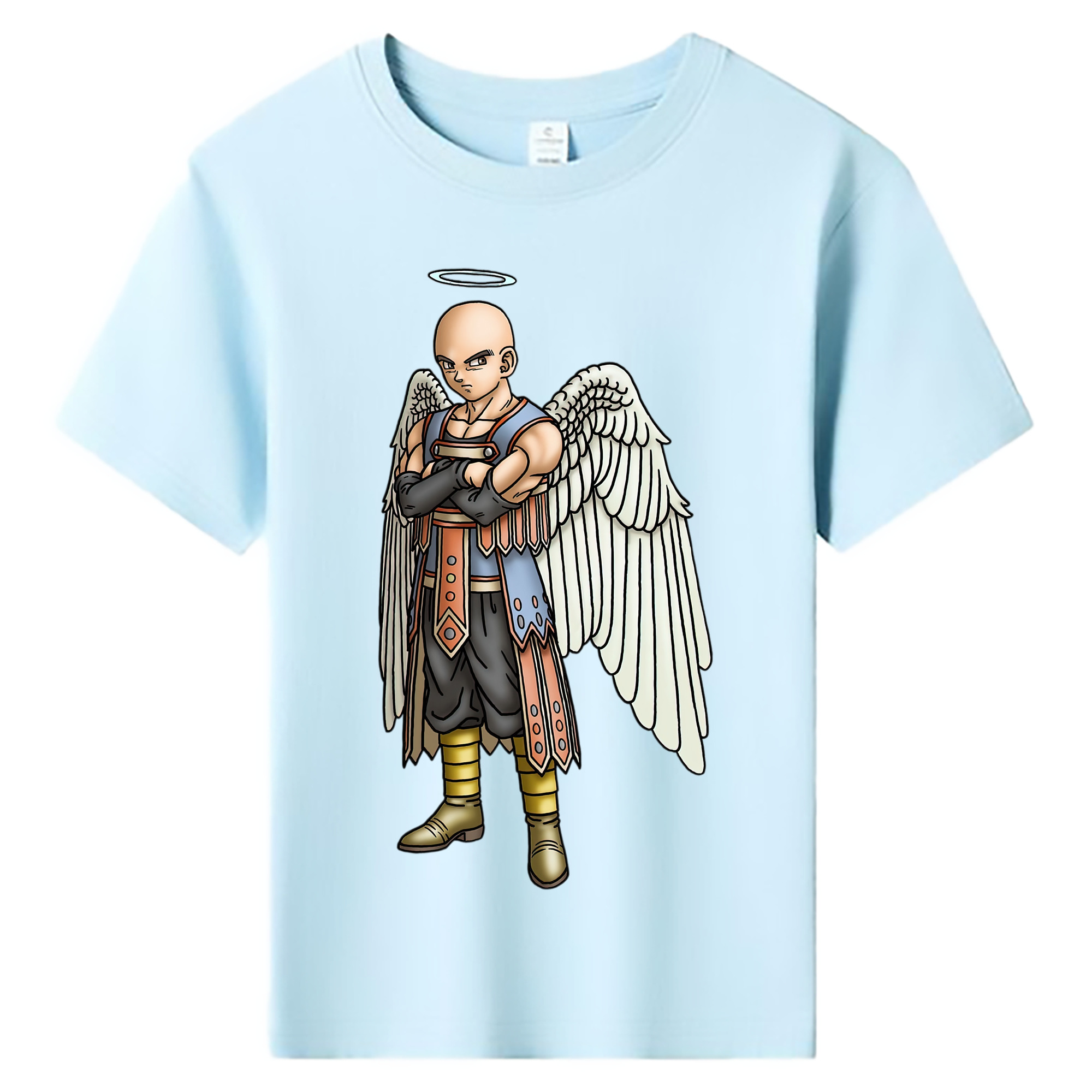 （画像用） ドラゴンクエスト Doragon Kuesuto Dragon Quest 綿100％キッズTシャツ（フロントプリント）